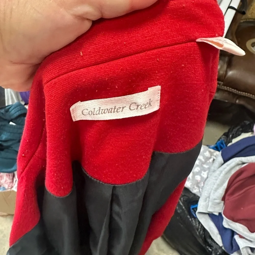 Coldwater Creek Bold Red Blazer